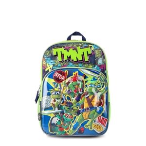 TMNT 3D Glow in the Dark Backpack 17" Teenage Mutant Ninja Turtles Boys
